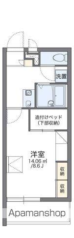 レオパレスESPOIR(1K/3階)の間取り写真
