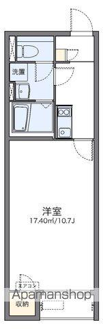 レオネクストCHRISTAR(1K/1階)の間取り写真