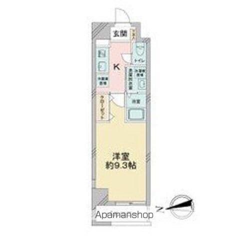 KDXレジデンス今池(1K/7階)の間取り写真