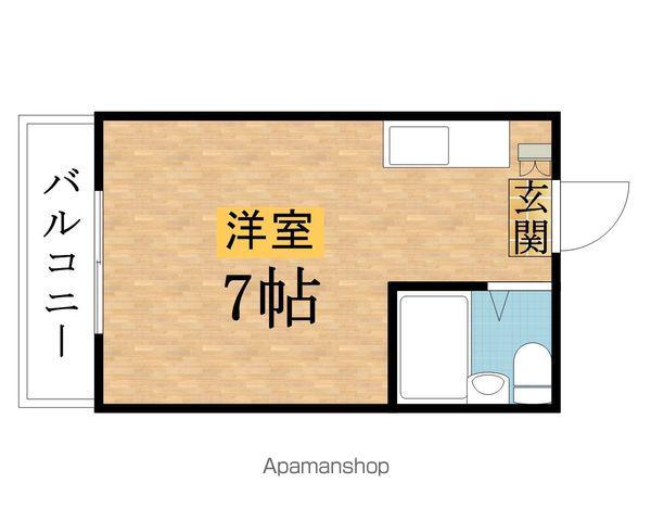 菊井コーポ(ワンルーム/3階)の間取り写真