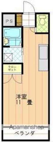 パークハイツ東雲(ワンルーム/3階)の間取り写真