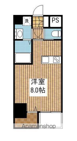 ライフコア駅南(ワンルーム/4階)の間取り写真