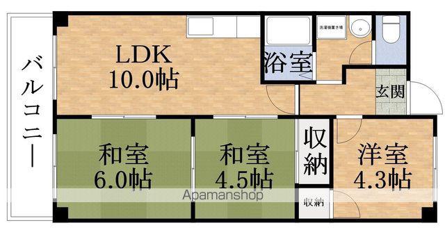 MAISON DE SOLEI(3LDK/10階)の間取り写真