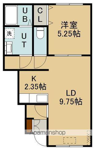 PRINCE K.R Ⅳ(1LDK/1階)の間取り写真