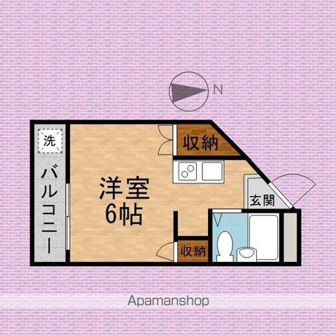 NS17(ワンルーム/3階)の間取り写真