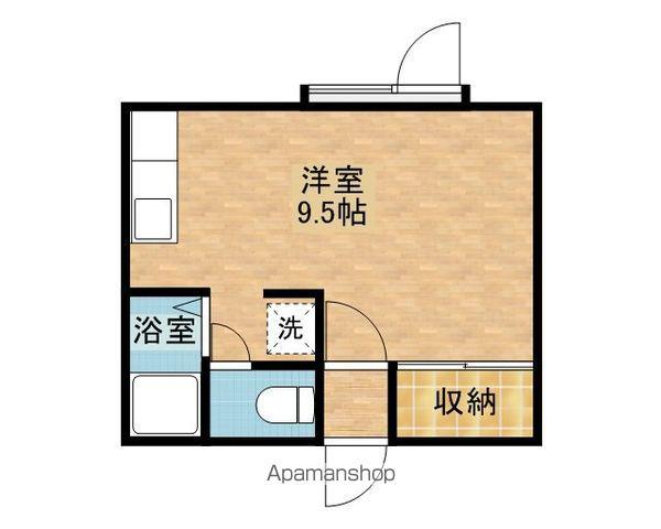 ベルノール文京台(ワンルーム/2階)の間取り写真