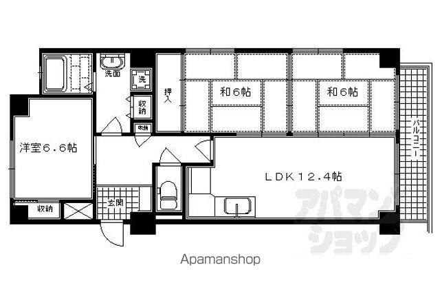 アーバンウイステリア(3LDK/2階)の間取り写真