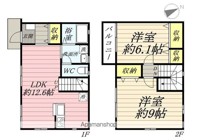 RUHE ONE(ルーエ ワン)(2LDK)の間取り写真