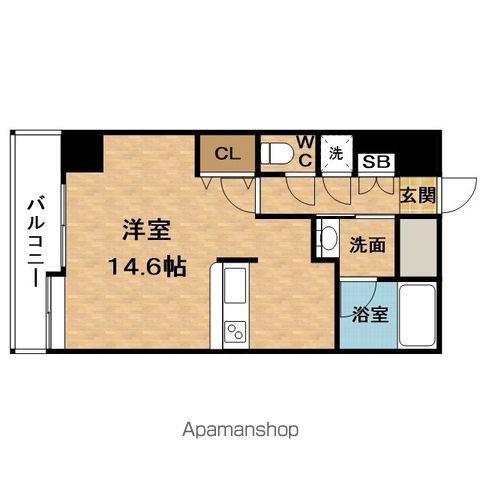 SERENITEUMEDAKITAPREMIUM(ワンルーム/9階)の間取り写真