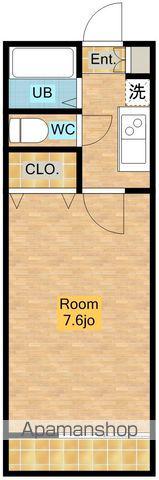 メゾンクレール(1K/1階)の間取り写真