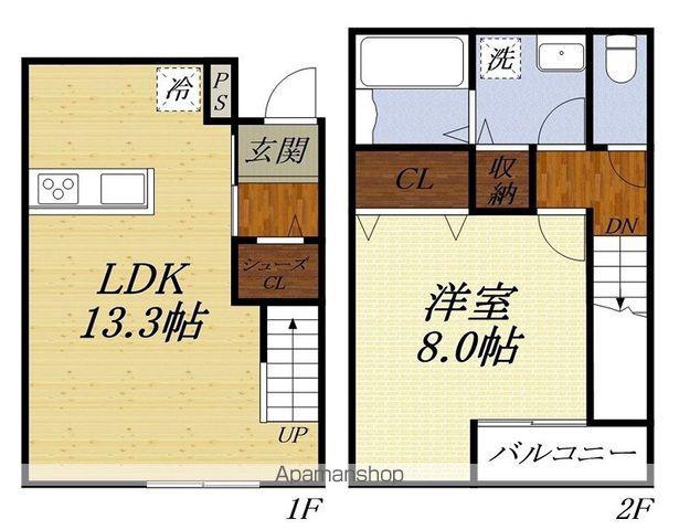 AVANTI(1LDK)の間取り写真