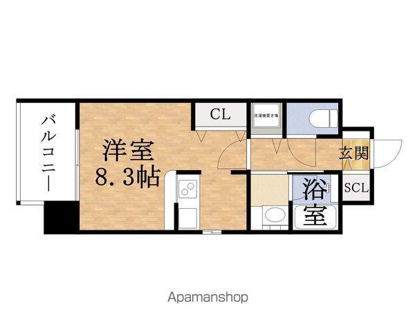 SPLENDIDE野江(ワンルーム/7階)の間取り写真