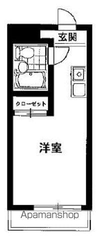 ピアニシオン ブローニュ クレスト(ワンルーム/5階)の間取り写真