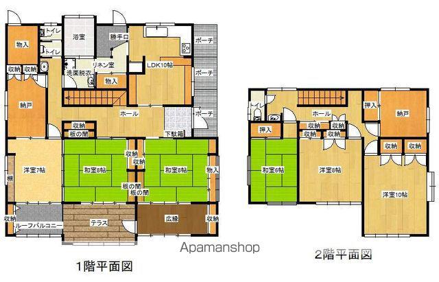 東北本線 安達駅 徒歩24分 2階建 築43年(7LDK)の間取り写真