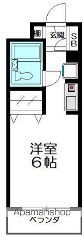 エスタ梅ヶ丘(1K/3階)の間取り写真