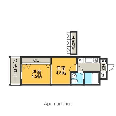 NO48 PROJECT2100博多(2K/15階)の間取り写真