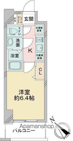 アステリ鶴舞テーセラ(1K/10階)の間取り写真