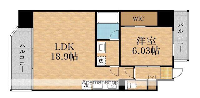 PREGIO SHIN-OSAKAEURO(1LDK/15階)の間取り写真