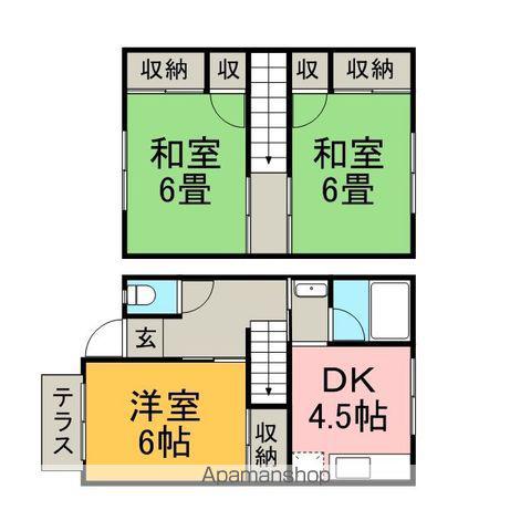 コーポ塚本(3K)の間取り写真