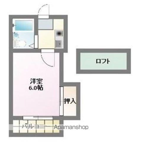 レオパレス21上社(1K/1階)の間取り写真