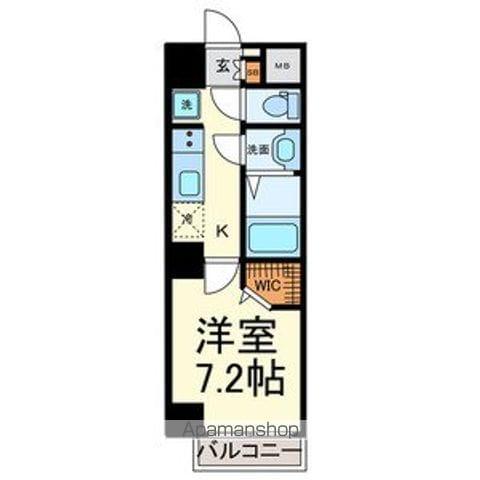 AXIS NAGOYA SW(1K/6階)の間取り写真