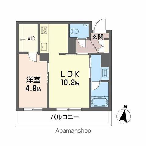 グランメゾン(1LDK/1階)の間取り写真