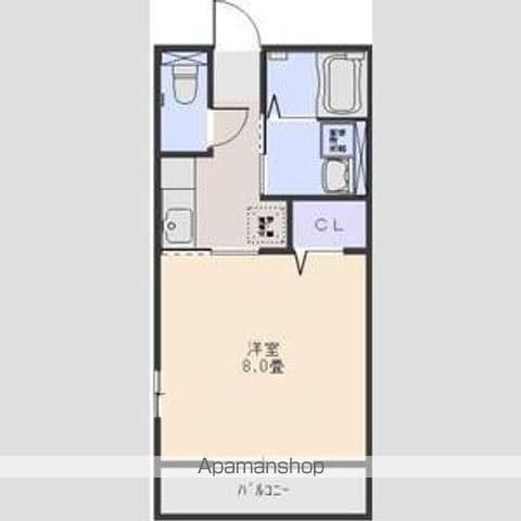 レトアMT(1K/1階)の間取り写真