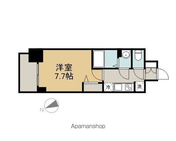 プレサンス東別院駅前Ⅱ(1K/6階)の間取り写真