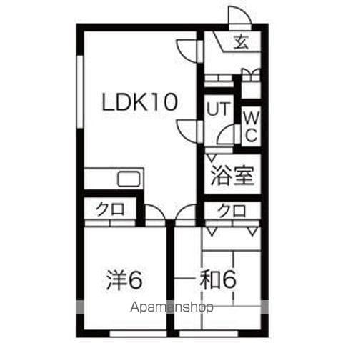 ベーシック78(2LDK/1階)の間取り写真