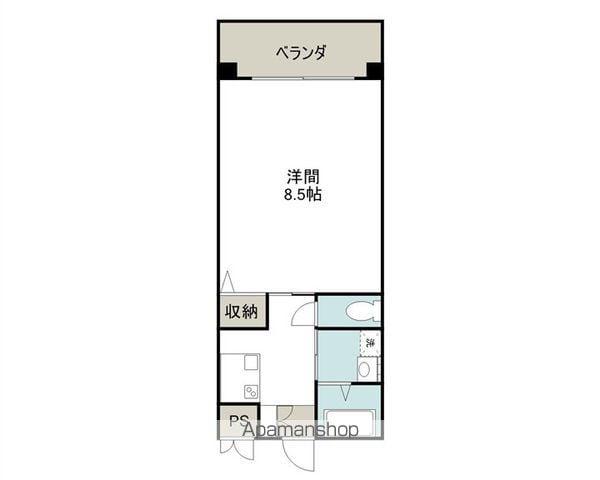グリーンオアシス(1K/3階)の間取り写真