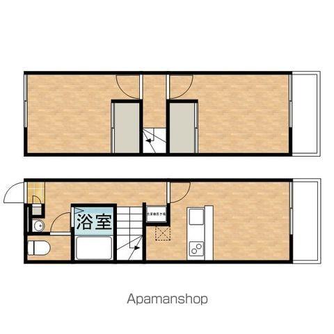 レオパレス光GARDEN(2DK/2階)の間取り写真