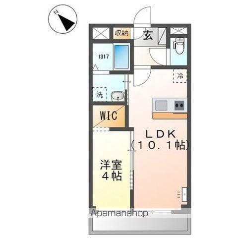 GRAND RAFFINE(1LDK/3階)の間取り写真