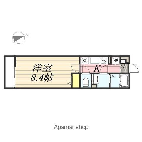 リブリ・ルミエールメゾン(1K/2階)の間取り写真