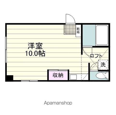 大坪ビル(ワンルーム/3階)の間取り写真