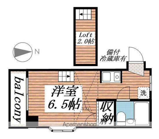 メゾン高野(ワンルーム/3階)の間取り写真