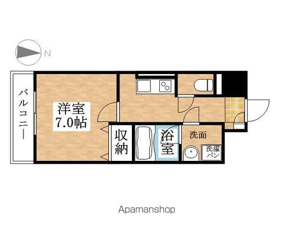 LE DIAMANT(1K/5階)の間取り写真