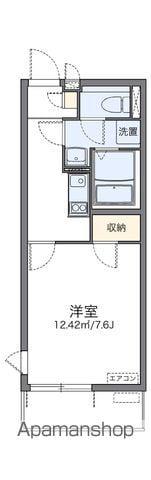 レオネクストドミールメディオ(1K/4階)の間取り写真