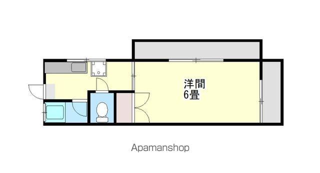 エントピア南郡元(1K/2階)の間取り写真