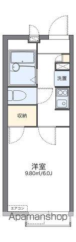 レオパレス華(1K/2階)の間取り写真