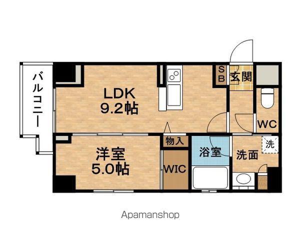 THE ADDRESS梅田(1LDK/2階)の間取り写真