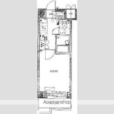 ルーブル中野新橋(1K/2階)の間取り写真