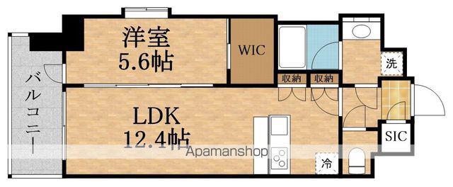 SPLENDIDE SHINOSAKA Ⅵ(1LDK/10階)の間取り写真