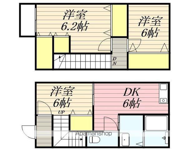 セゾンコーポⅡ(3DK)の間取り写真