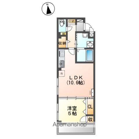 アベリア コンフェッティ(1LDK/3階)の間取り写真