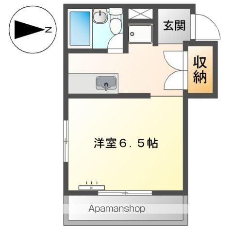 サンライフL21(1K/3階)の間取り写真
