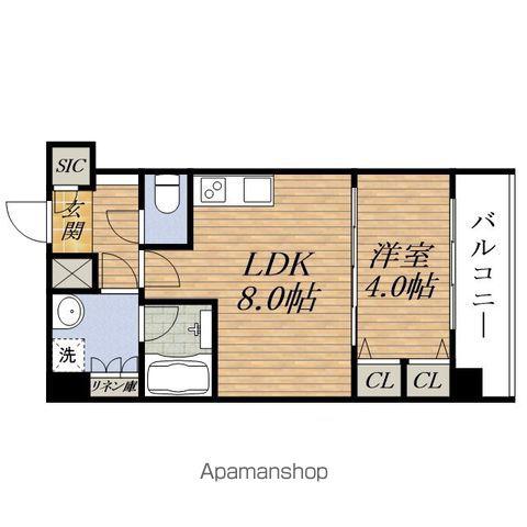 SPLENDIDE Ⅶ(1LDK/6階)の間取り写真