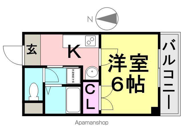 MY尼崎(1K/5階)の間取り写真