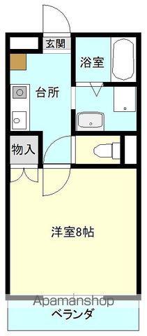 サンライズ古城(1K/2階)の間取り写真