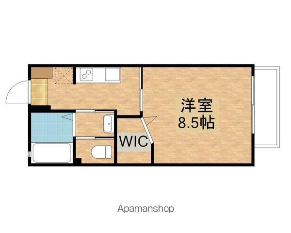 サンライズマンション(1K/2階)の間取り写真
