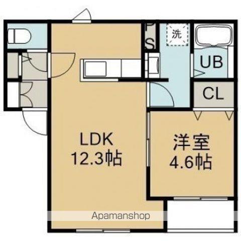 KELII駒場車庫(1LDK/2階)の間取り写真